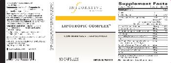 Integrative Therapeutics Lipotropic Complex - supplement