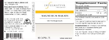 Integrative Therapeutics Magnesium Malate - supplement