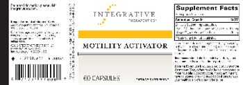 Integrative Therapeutics Motility Activator - supplement