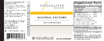 Integrative Therapeutics Mucosal Factors - supplement