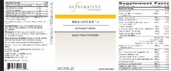 Integrative Therapeutics Multiplex-1 without Iron - supplement