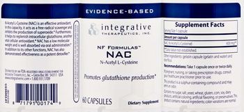 Integrative Therapeutics NAC - supplement