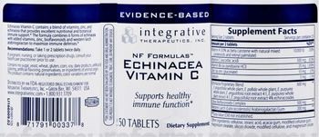 Integrative Therapeutics NF Formulas Echinacea Vitamin C - supplement