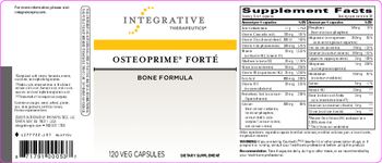Integrative Therapeutics Osteoprime Forte - supplement