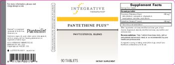 Integrative Therapeutics Pantethine Plus - supplement