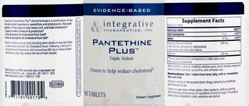 Integrative Therapeutics Pantethine Plus Triple Action - supplement