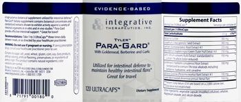 Integrative Therapeutics Para-Gard - supplement