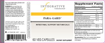 Integrative Therapeutics Para-Gard - supplement