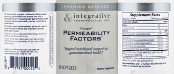 Integrative Therapeutics Permeability Factors - supplement