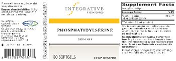 Integrative Therapeutics Phosphatidylserine - supplement