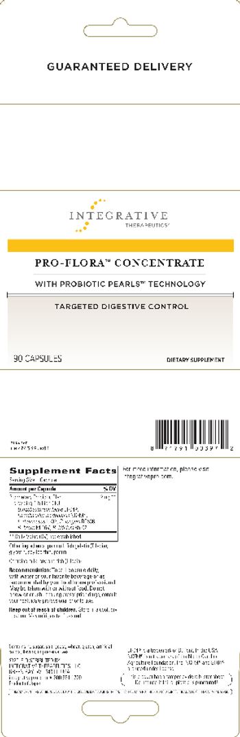 Integrative Therapeutics Pro-Flora Concentrate - supplement