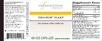 Integrative Therapeutics Pro-Som Sleep - supplement