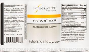 Integrative Therapeutics Pro-Som Sleep - supplement