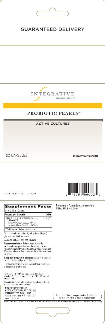 Integrative Therapeutics Probiotic Pearls - supplement