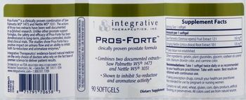 Integrative Therapeutics Pros-Forte - supplement