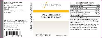 Integrative Therapeutics Prothrivers Wellness Brain - supplement