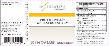 Integrative Therapeutics Prothrivers Wellness Energy - supplement