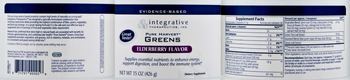 Integrative Therapeutics Pure Harvest Greens Elderberry Flavor - supplement