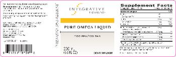 Integrative Therapeutics Pure Omega Liquid - supplement