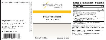 Integrative Therapeutics Resveratrol Ultra HP - supplement