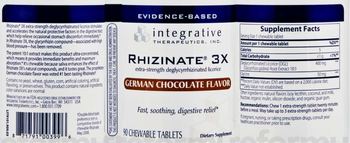 Integrative Therapeutics Rhizinate 3X German Chocolate Flavor - supplement