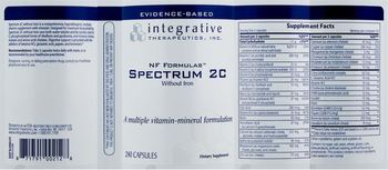 Integrative Therapeutics Spectrum 2C - supplement