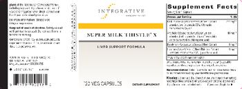 Integrative Therapeutics Super Milk Thistle X - supplement