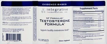 Integrative Therapeutics Testosterone Formula - supplement