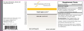 Integrative Therapeutics Thymucin - supplement