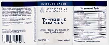 Integrative Therapeutics Thyrosine Complex - supplement