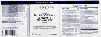 Integrative Therapeutics Tyler NutriVitamin Enzyme Complex With Iron - supplement