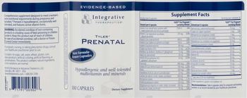 Integrative Therapeutics Tyler Prenatal - supplement
