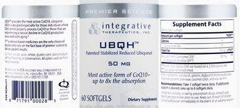 Integrative Therapeutics UBQH - supplement