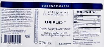 Integrative Therapeutics Uriplex - supplement