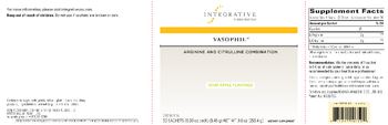 Integrative Therapeutics Vasophil Sour Apple Flavored - supplement