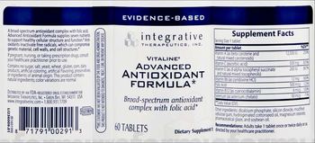 Integrative Therapeutics Vitaline Advanced Antioxidant Formula - supplement