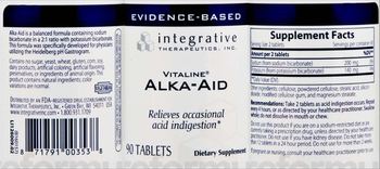 Integrative Therapeutics Vitaline Alka-Aid - supplement