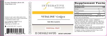Integrative Therapeutics Vitaline CoQ10 100 mg Tropical Fruit - supplement