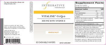 Integrative Therapeutics Vitaline CoQ10 Maple Nut - supplement