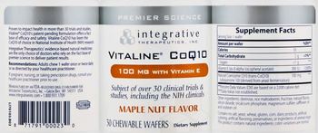 Integrative Therapeutics Vitaline CoQ10 Maple Nut Flavor - supplement
