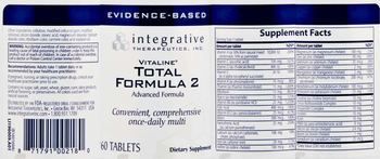 Integrative Therapeutics Vitaline Total Formula 2 - supplement