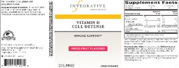 Integrative Therapeutics Vitamin D Cell Defense Mixed Fruit Flavored - supplement