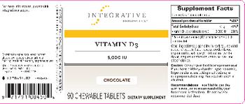 Integrative Therapeutics Vitamin D3 5,000 IU Chocolate - supplement