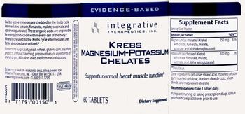 Integrative Therapuetics Krebs Magnesium-Potassium Chelates - supplement