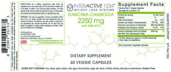 Interactive 1234 Garcinia Cambogia 2250 mg With 60% HCA - supplement