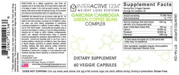 Interactive 1234 Garcinia cambogia Green Coffee Bean Complex - supplement