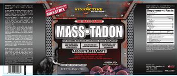 InterActive Nutrition Mass-Tadon Chocolate - weight gain supplement