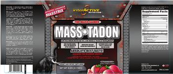 InterActive Nutrition Mass-Tadon Strawberry - weight gain supplement