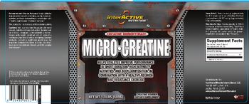 InterActive Nutrition Micro-Creatine - creatine powder supplement