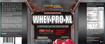 InterActive Nutrition Whey-Pro-XL - whey protein powder supplement